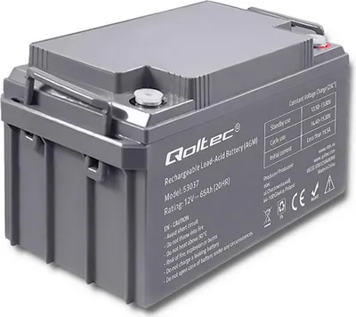 Zdjęcie produktu dla Qoltec Akumulator AGM  | 12V | 65Ah  | max 780A