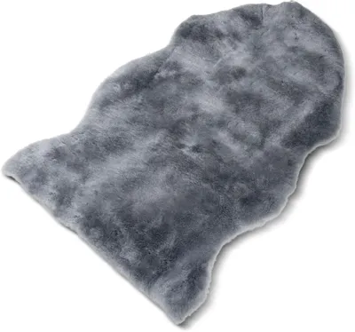 Produktbild von Geschorenes Baby-Lammfell in Grau, 80-90 cm