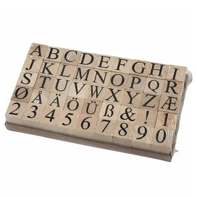Image de Houten Stempelset, 45dlg.