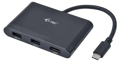 Produktbild von USB 3.2 Gen 1 Multiport-Hub, USB-C Stecker > 2x USB-A Buchse + HDMI Buchse, USB-Hub