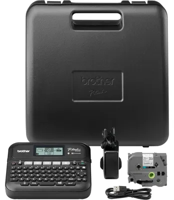 Produktbild von Brother PT-D460BTVP - Beschriftungsgerät mit USB- und Bluetooth-Schnittstelle, QWERTY, TZe, Wärmeübertragung, 180 x 180 DPI, 30 mm/sek, Verkabelt & Kabellos
