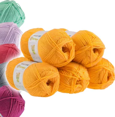 Produktbild von 5 x 100g Strickgarn Kartopu BABY ONE Antipilling Babywolle Babygarn, Farbwahl