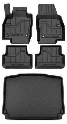 Productafbeelding van Wielganizator MotoLine TPE-automatten geschikt voor Seat Ibiza V (2017-), 4 + 1 kofferbakmat 27009