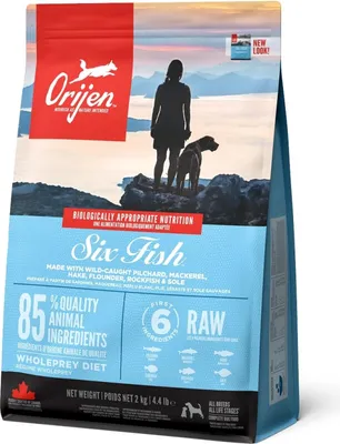 Produktbild von ORIJEN Six Fish - trockenfutter für Hunde - 2kg