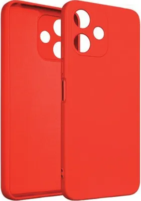 Produktbild von Beline Hülle Silikon Xiaomi Redmi 12 Rot/Rot
