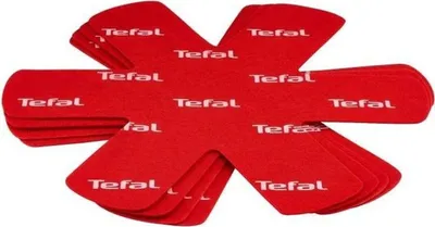 Produktbild von TEFAL 4er Set Pfannenschutz 38 x 36 x 1 cm rot