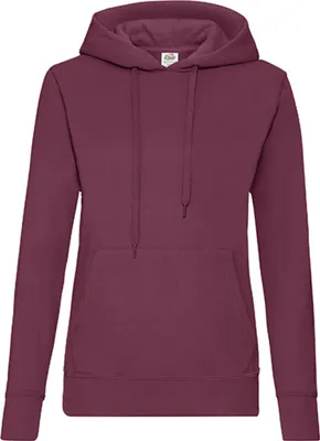 Produktbild von Fruit of the Loom 62-038-0 | Lady-Fit Classic Hooded Sweat - Farbe: Burgundy - Größe: M