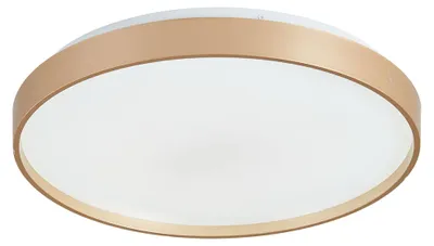 Obrázek produktu pro Zimilo, LED stropní svítidlo, 36W, průměr 38 cm, moderní design, možnost změny barevné teploty (3000K-5000K), vhodné do obývacího pokoje, ložnice a kuchyně, barva: zlatá