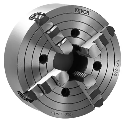 Zdjęcie produktu dla Vevor Uchwyt Tokarski 250 Mm 4 Szczęki Samocentrujący Mocny Ht300