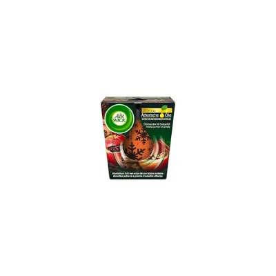Produktbild von Airwick Duftkerze mit ätherischen Ölen – Apfel & Zimt 105 g