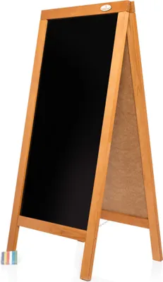 Produktbild von Kundenstoper mit Holzrahmen 59 x 125cm Modern Deko hellbraun