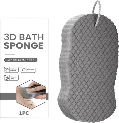 Produktbild von Duschsponge Körperpeeling für alle Hauttypen - 14 x 7 x 3,2 cm