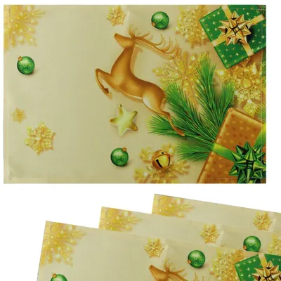 Immagine prodotto di Tovagliette Tovagliette in tessuto Cervo Regali di Natale