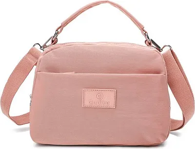 Immagine prodotto di Borsa da donna Gudika - Borsa a tracolla - Borsa a spalla - Rosa - Impermeabile e leggera - Ideale per iPad e uso quotidiano