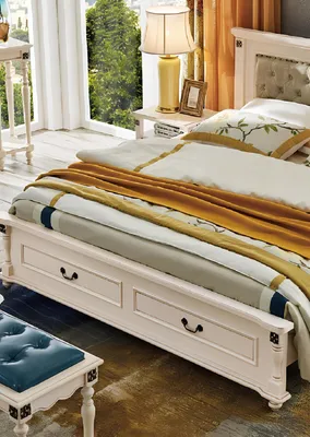 Produktbild von Holzbett Bett Design Luxus Doppel Hotel Betten Schlafzimmer 180x200 cm Holz