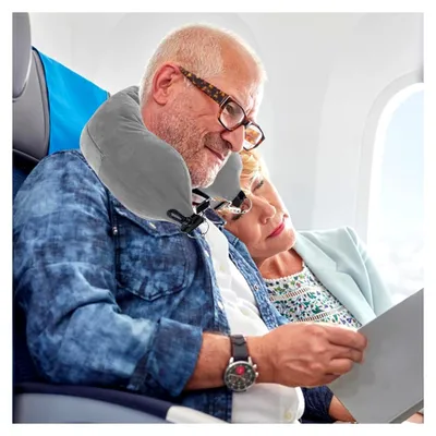 Produktbild von U-förmiges Nackenkissen - Reisekissen mit Memory Foam