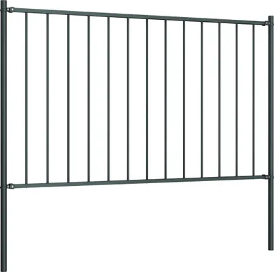 Obrázek produktu pro vidaXL Plotový panel se sloupky z práškově lakované oceli 1,7 x 1,25 m