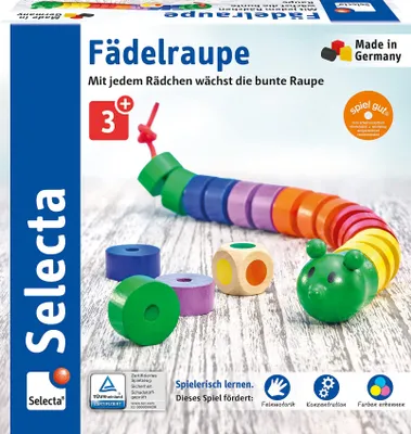 Produktbild von Schmidt Spiele - Selecta - Fädelraupe