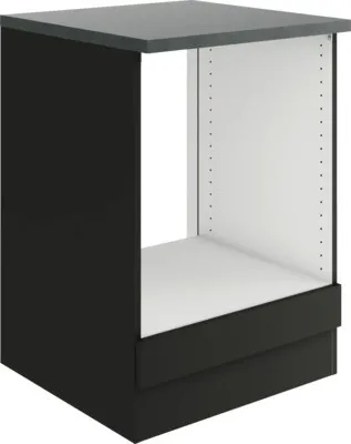 Produktbild von Optifit Herdumbauschrank Madrid420 BxTxH 60 x 60 x 84,8 cm anthrazit matt zerlegt KUMA U634-9+