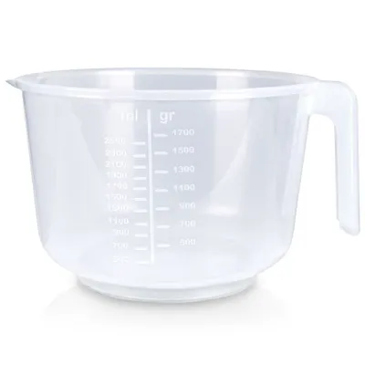 Immagine prodotto di Ciotola per mescolare Excellent Houseware, polipropilene, 24x20x14 cm, 2,5 l, trasparente