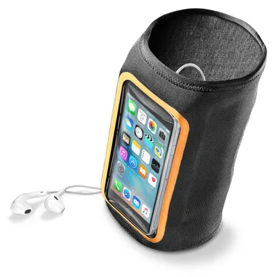 Image de Cellularline ARMBANDFLEXSUMK, Bracelet de sport, Compatible avec toutes les marques, 13,2 cm (5,2 pouces), Noir