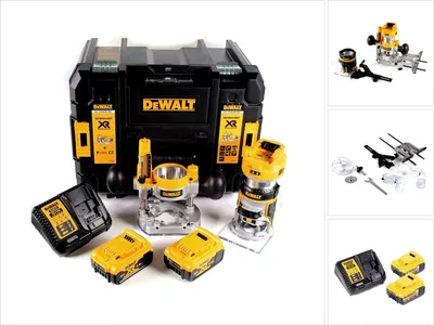 Zdjęcie produktu dla DeWALT Frezarka górnowrzecionowa akumulatorowa 18V z regulacją prędkości