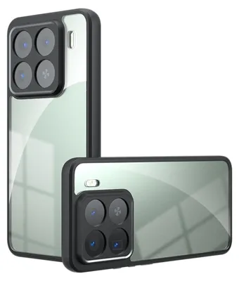Produktbild von Für Xiaomi 15 Pro Armor Design TPU + PC Hybrid Schutz Hülle Cover Transparent