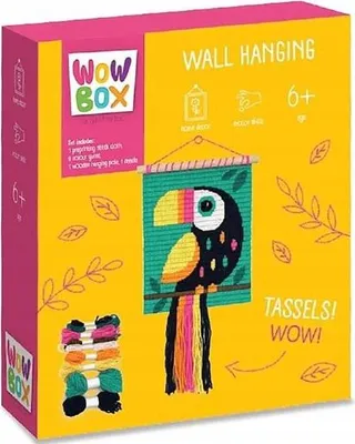 Produktbild von WOW BOX Kreativset Makramee Tukán