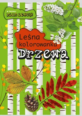 Immagine prodotto di Drzewa. Leśna kolorowanka - Andżelika Bielańska (Malbuch für Kinder auf Polnisch)