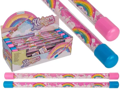 Produktbild von Zauberstab Einhorn 31cm | farbig sortiert - 1Stk.
