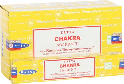 Immagine prodotto di Something Different - Bastoncini d'incenso "Satya", Chakra 12-pack SD10068 (taglia unica) (Giallo)