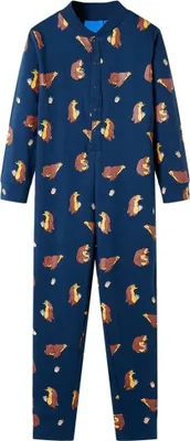 Produktbild von Kinder-Schlafanzug Einteiler Jeansblau 104