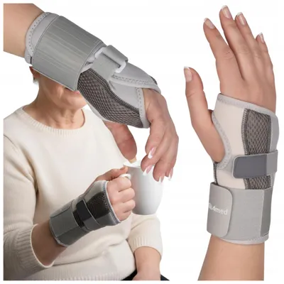 Obrázek produktu pro FIT4MED | Ortéza zápěstí – ortéza ruky: Poskytuje dobrou oporu a stabilizuje pravé zápěstí