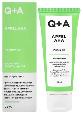 Zdjęcie produktu dla Q+A Apple Aha Peeling Gel Pielęgnacja twarzy 75ml