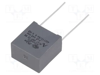 Produktbild von 5x Kondensator: 440VAC 100nF X1 THT 10% -40÷110°C R474I310050A1K kondensatoren X1