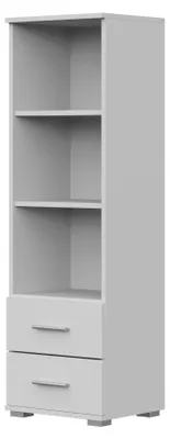 Obrázok produktu pre Polica na knihy raumhirsch, biela, rozmer 40/130/34 cm