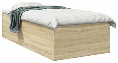 Image de Sommier vidaXL en chêne Sonoma, 80 x 200 cm, bois d'ingénierie