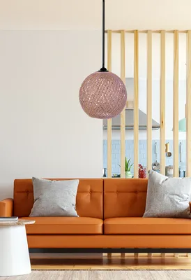 Immagine prodotto di Opviq, 190- 190FLH, viola, lampadario, lampadario in juta fatto a mano