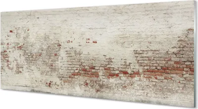 Produktbild von Glasbilder 125x50 Wandkunst Vintage brick wall