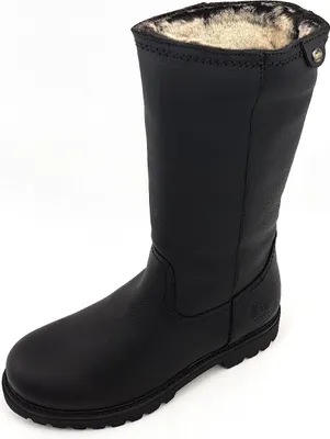 Imagen del producto de Zapatos de mujer Panama Jack, tipo bota con suela flexible, color negro, para uso casual