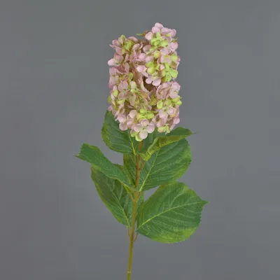 Produktbild von artplants.de Künstliche Blume Hortensie Paniculata YANGDAN, rosa-grün, 85 cm - Künstliche Stielblume