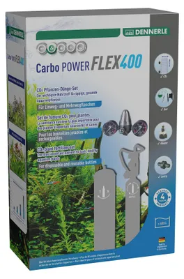 Produktbild von CO2 Pflanzen-Dünge-Set DENNERLE CarboPOWER Flex400
