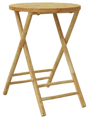 Productafbeelding van Inklapbare Tuintafel Ø55x75cm van Bamboe