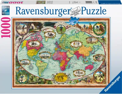 Produktbild von Mit Fahrrad um die Welt Ravensburger 16995