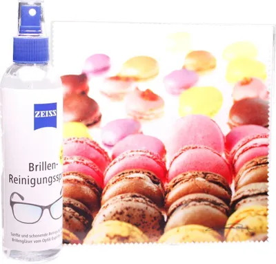 Image de Chiffon microfibre "Macarons 5" taille 18,5*18,5 cm de La Kelnet