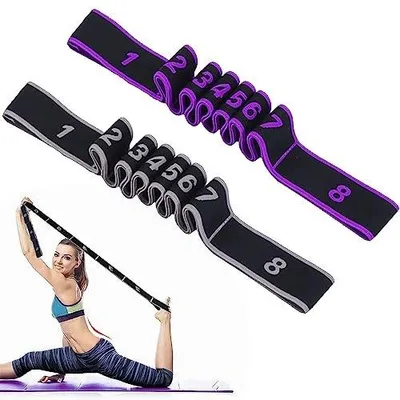 Zdjęcie produktu dla Taśmy oporowe fitness z pętlami nylonowe do jogi treningu dla kobiet mężczy
