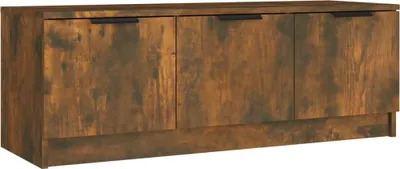 Obrázek produktu pro vidaXL TV skříňka kouřový dub 102x35x36,5 cm odvozený výrobek ze dřeva