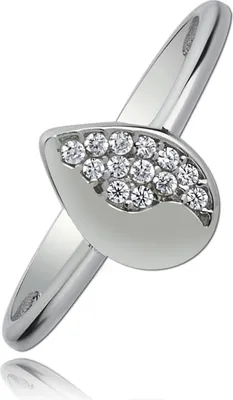 Image de Balia bague 56 17,8 or 333 blanc, argent femme bijoux BGR013W56