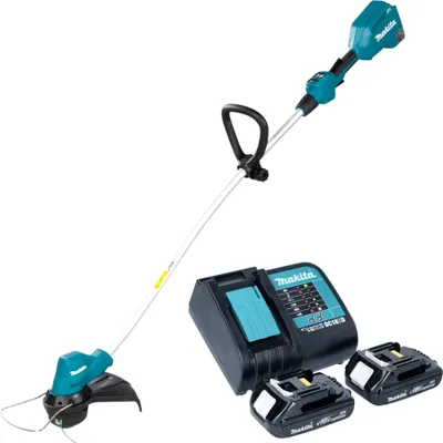 Produktbild von Makita DUR 189 SY2 Akku Rasentrimmer 18 V 300 mm Brushless + 2x Akku 1,5 Ah + Ladegerät