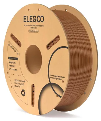 Produktbild von ELEGOO PLA-1.75mm-1KG-Cardboard Spool-Brown